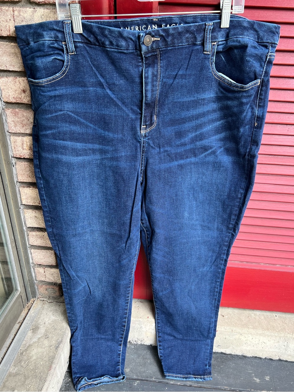 American Eagle Next Level Stretch Curvy High Rise Jegging Jeans Size 22 Short